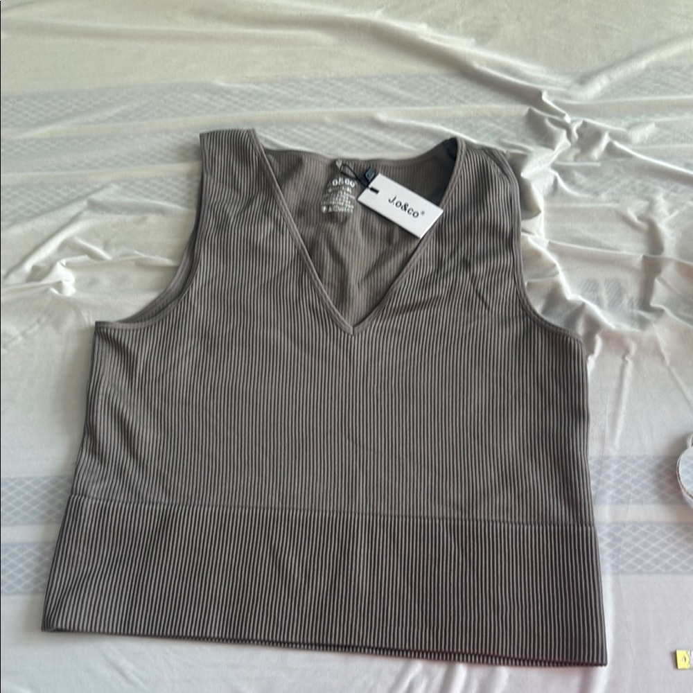 NWTRibbed Compression Crop Top